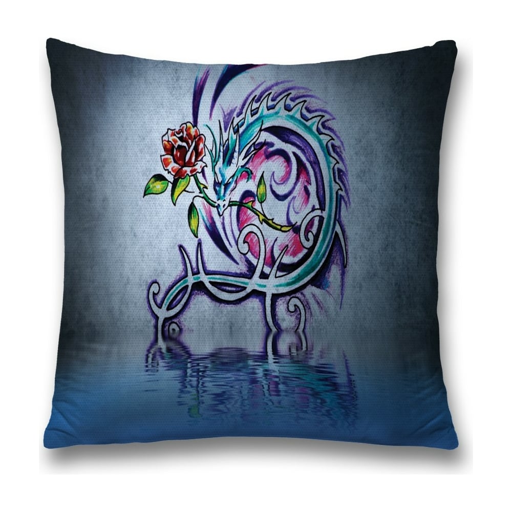 Изображение товара Декоративная наволочка JoyArty 45x45 см синяя для спальни и гостевой комнаты