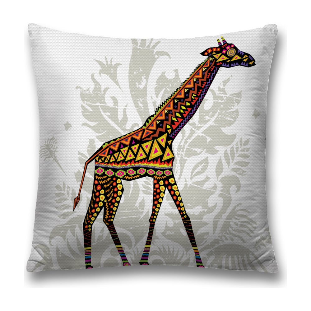 Изображение товара Декоративная наволочка JoyArty sl_16953 желтая, красная и серая