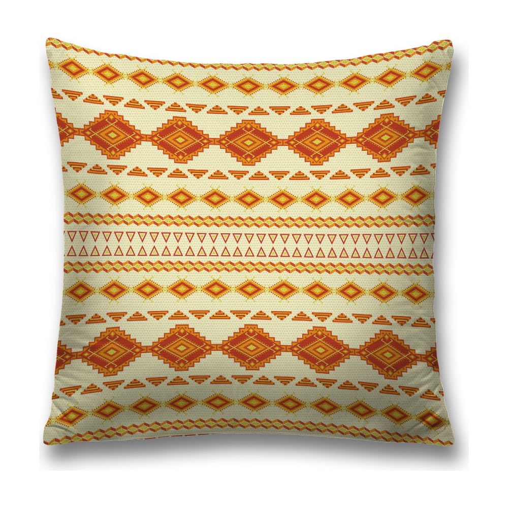Изображение товара Декоративная наволочка JoyArty 45х45 см оранжевая желтая полиэстер