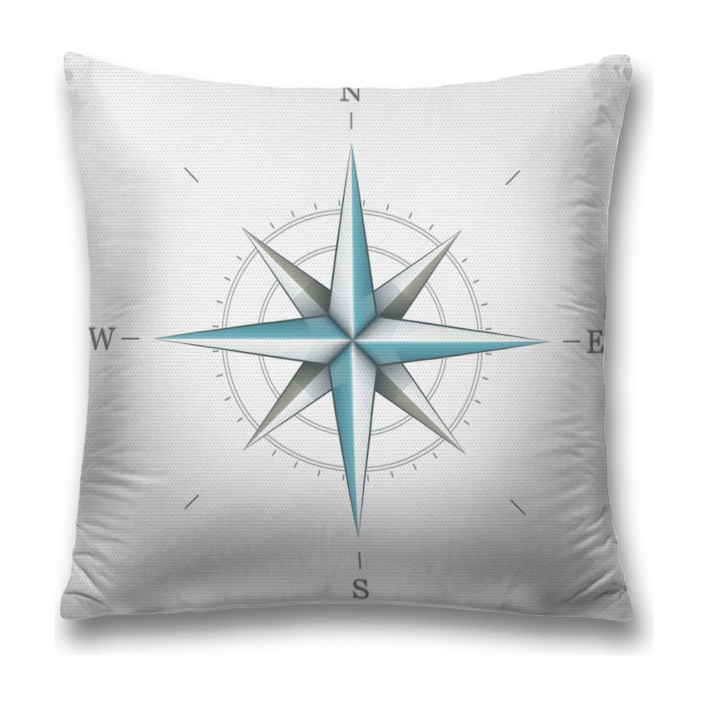 Изображение товара Декоративная наволочка JoyArty sl_16642 45х45 см серо-голубая с молнией