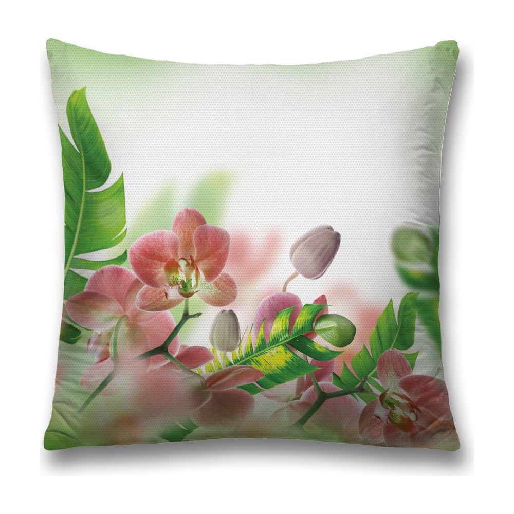 Изображение товара Декоративная наволочка JoyArty 45x45 см с молнией из полиэстера