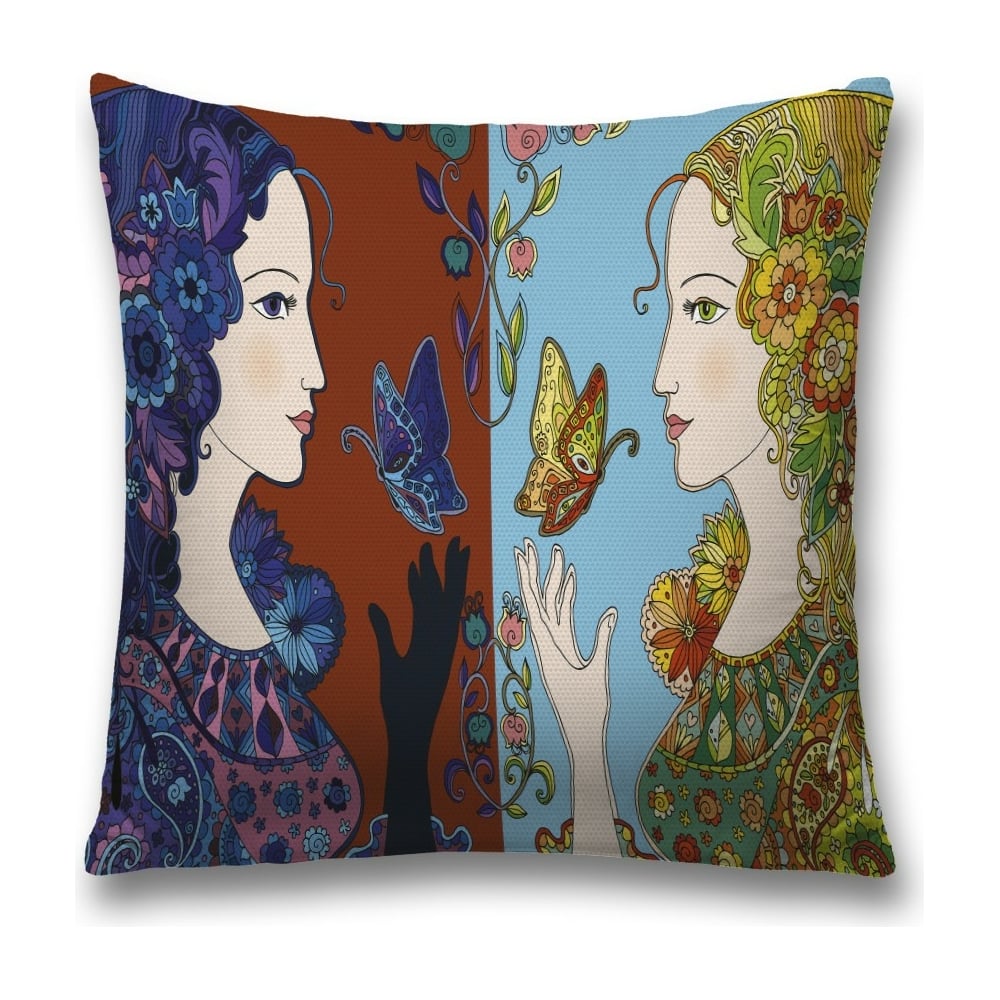 Изображение товара Декоративная наволочка JoyArty 45х45 см полиэстер молния