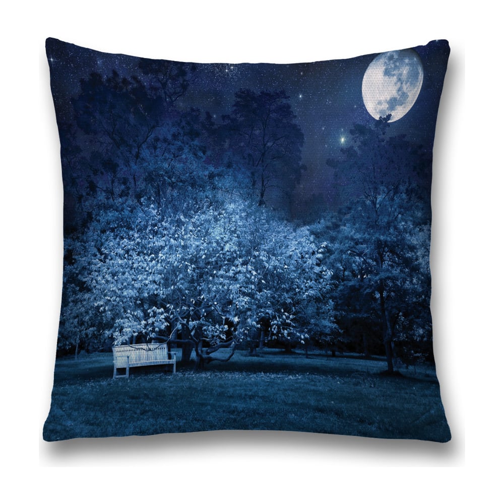 Изображение товара Декоративная наволочка JoyArty sl_12913 45х45 см с молнией синяя голубая