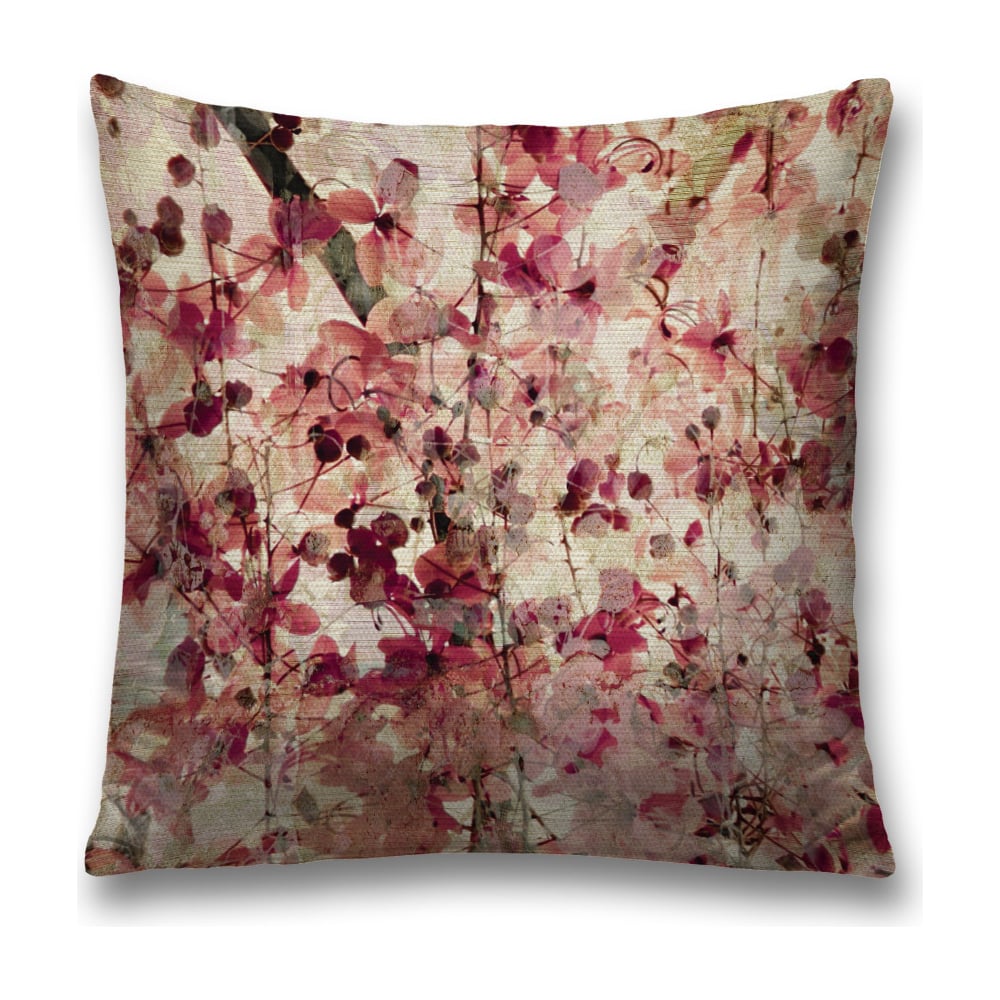 Изображение товара Декоративная наволочка JoyArty 45х45 см полиэстер красный розовый коричневый