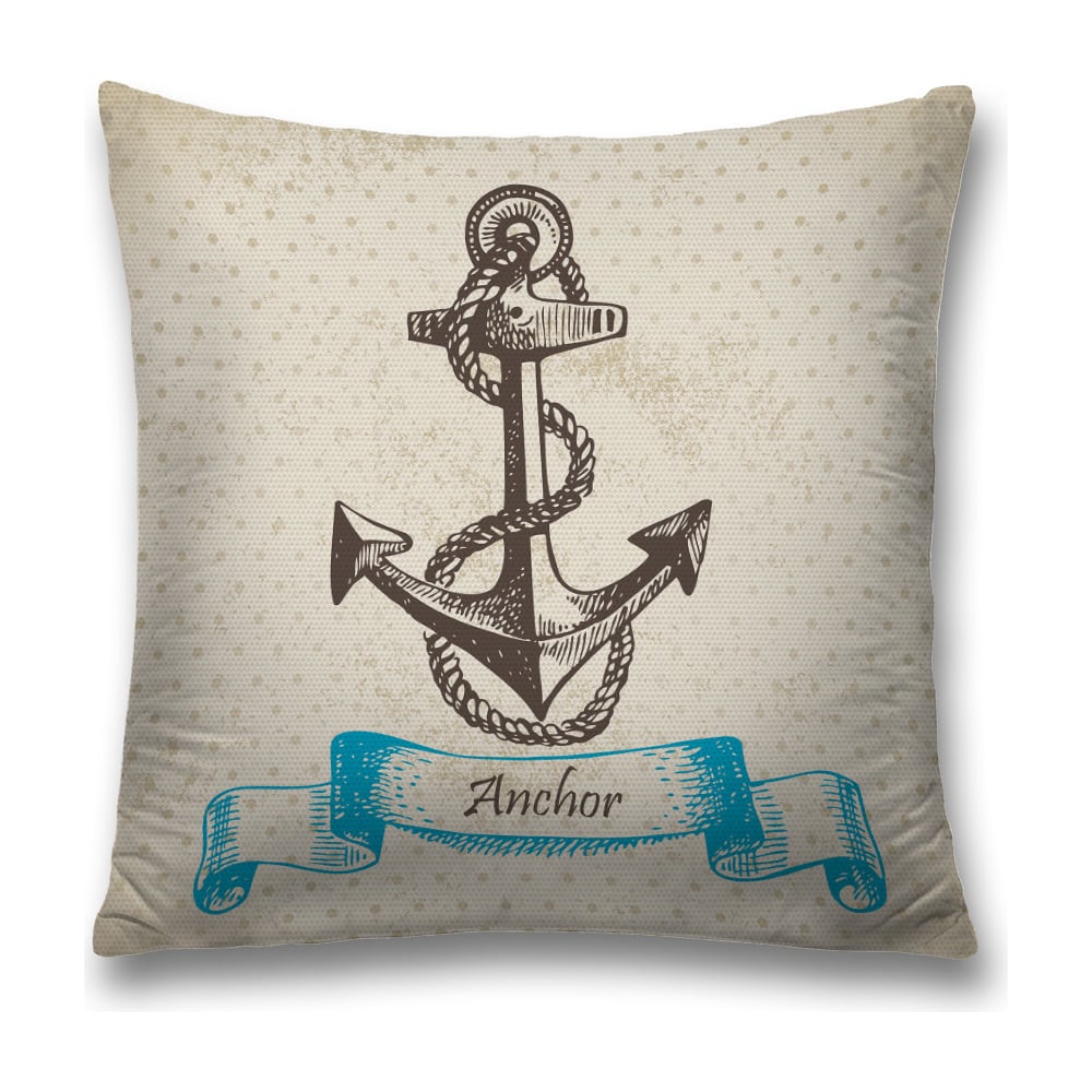 Изображение товара Декоративная наволочка JoyArty sl_15916 - 45х45 см, синий, серый