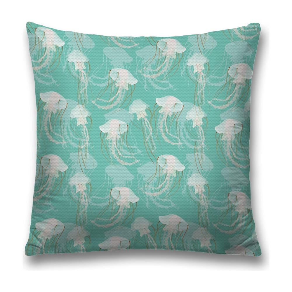 Изображение товара Декоративная наволочка JoyArty sl_12949 зеленого и серого цвета 45x45 см