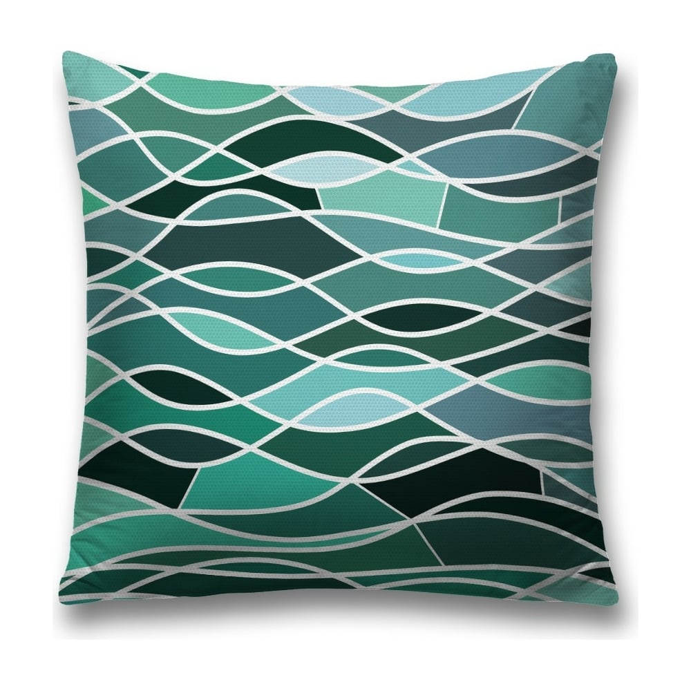 Изображение товара Декоративная наволочка JoyArty sl_54088 45х45 см зеленая и серая