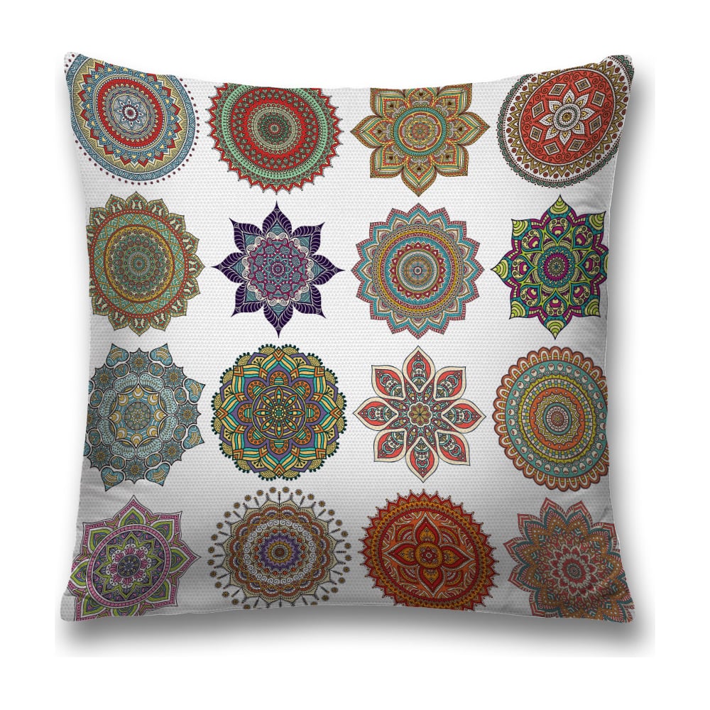 Изображение товара Декоративная наволочка JoyArty sl_16068 коричневый зеленый фиолетовый 45х45 см