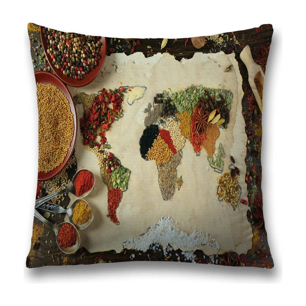 Изображение товара Декоративная наволочка JoyArty 45х45 см, яркие цвета, полиэстер