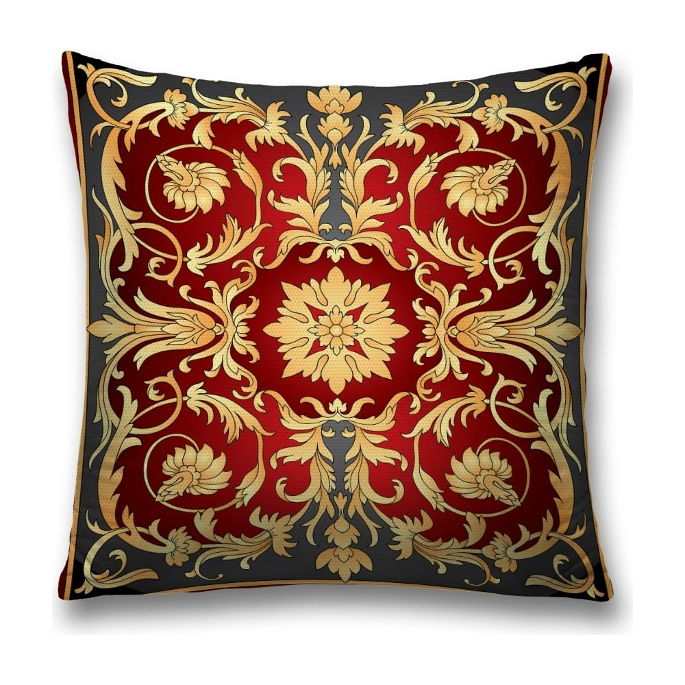 Изображение товара Декоративная наволочка JoyArty sl_54043 45х45 см бордовая красная золотая