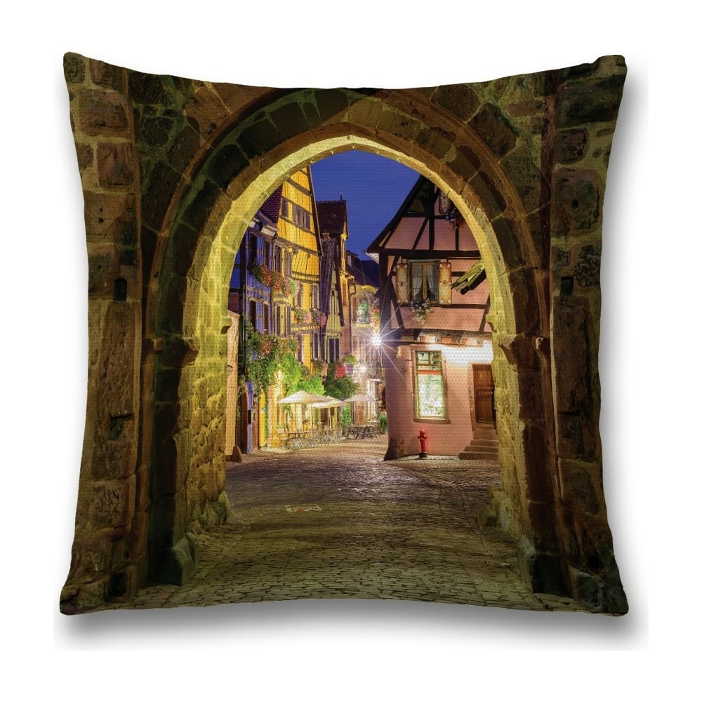 Изображение товара Декоративная наволочка JoyArty sl_17457 45х45 см полиэстер коричневый синий зеленый