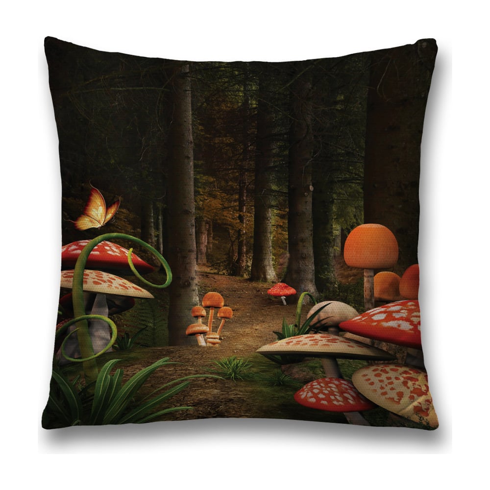 Изображение товара Декоративная наволочка JoyArty 45x45 см из полиэстера с молнией, многоцветная