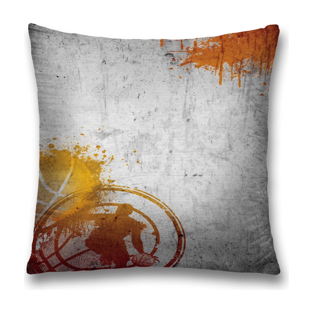 Изображение товара Декоративная наволочка JoyArty sl_16533 45х45 см оранжевая, серая, желтая