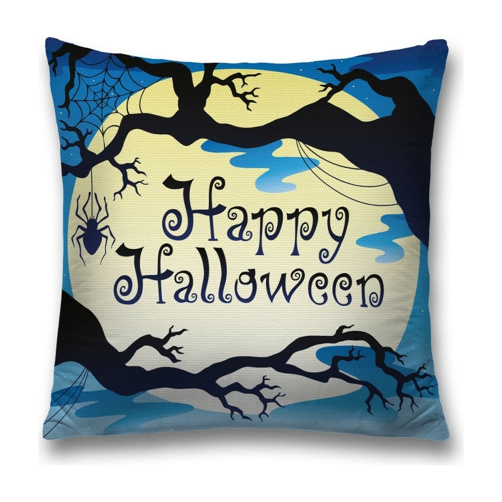 Изображение товара Декоративная наволочка JoyArty sl_18798 45х45 см с молнией синяя и черная