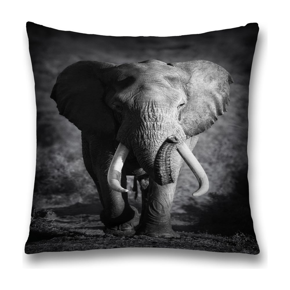 Изображение товара Декоративная наволочка JoyArty сл_13711 для подушек 45х45 см серый и белый