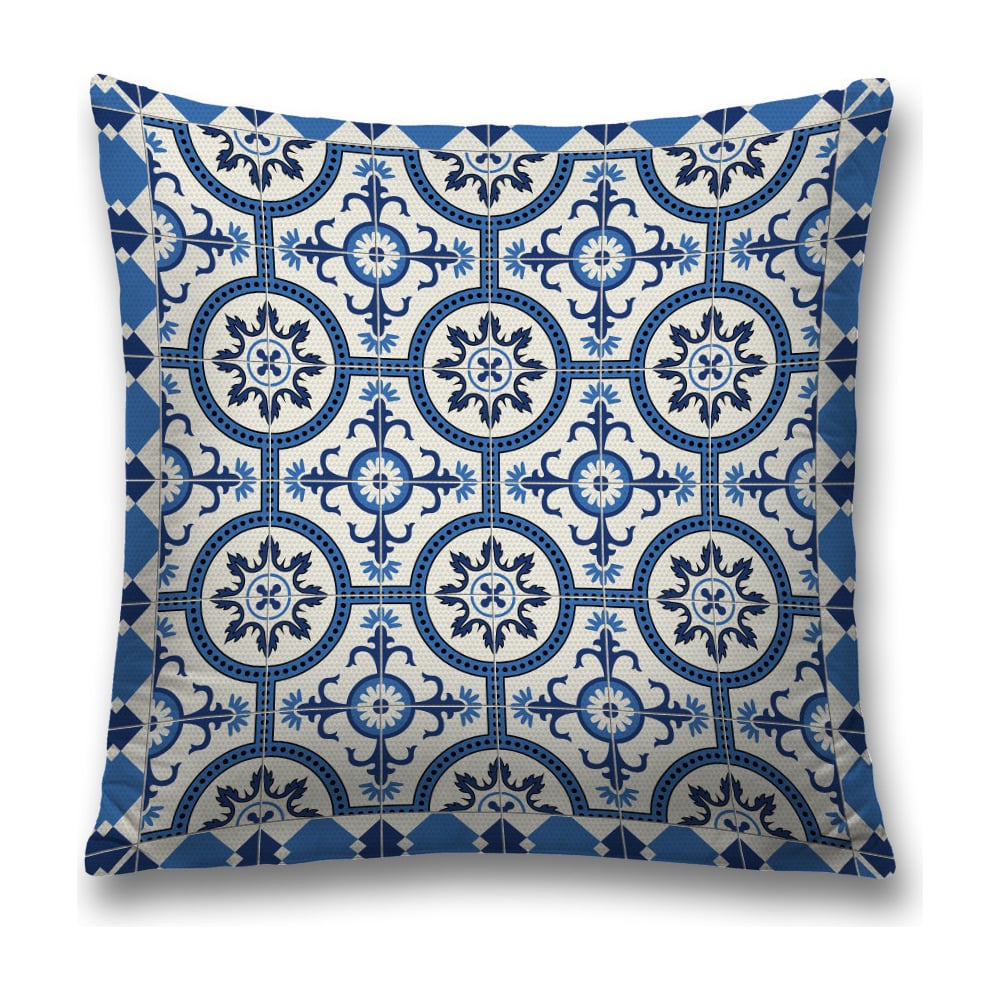 Изображение товара Декоративная наволочка JoyArty sl_17017 45х45 см полиэстер синяя и серая