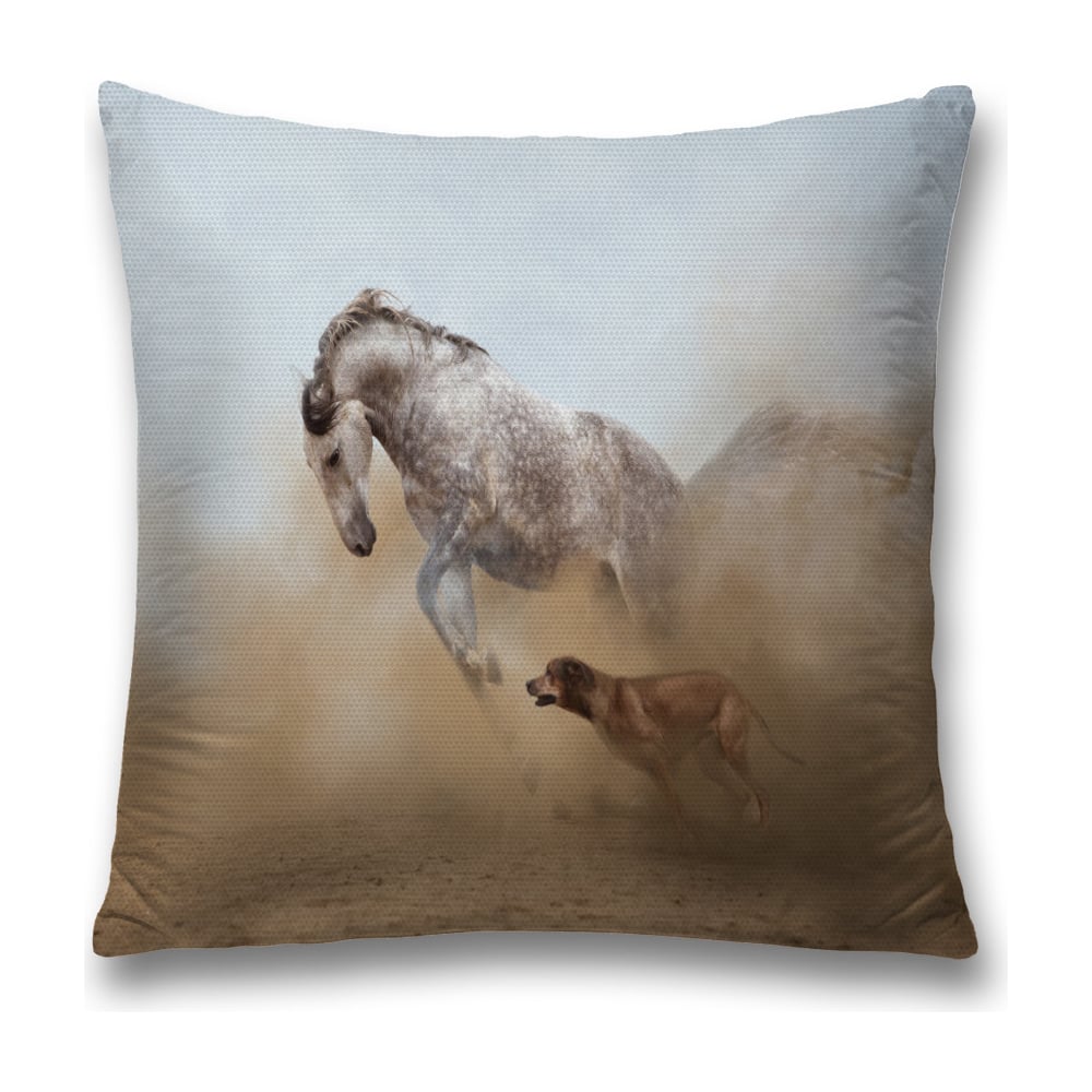 Изображение товара Декоративная наволочка JoyArty 45х45 см из полиэстера с молнией