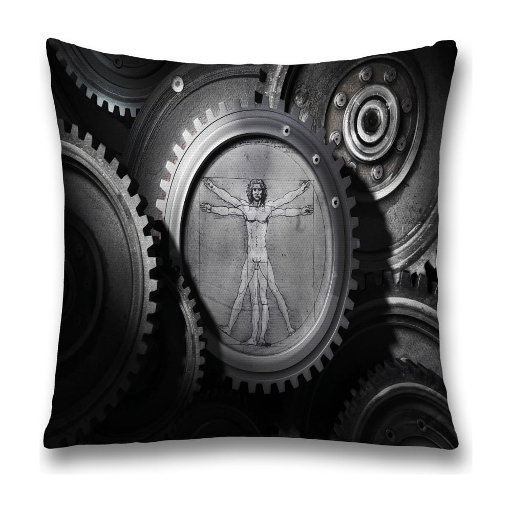 Изображение товара Декоративная наволочка JoyArty sl_15792 45х45 см серый черный