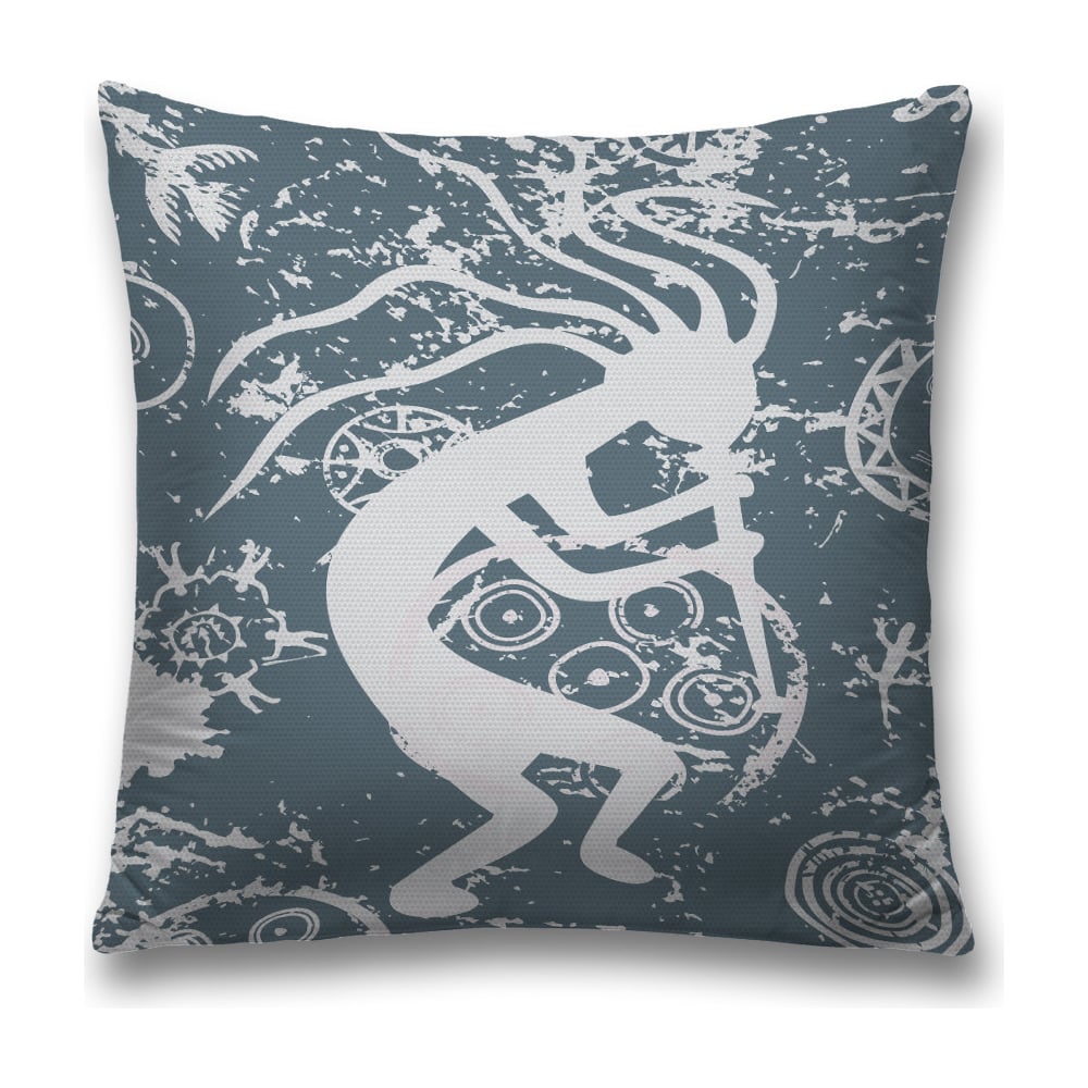 Изображение товара Декоративная наволочка JoyArty 45х45 см серый белый полиэстер стильное украшение интерьера