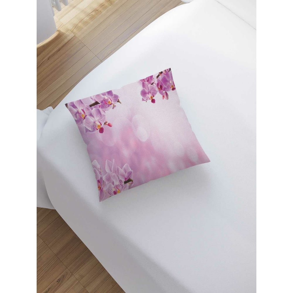 Изображение товара Декоративная наволочка JoyArty 45x45 см фиолетовая и розовая с молнией