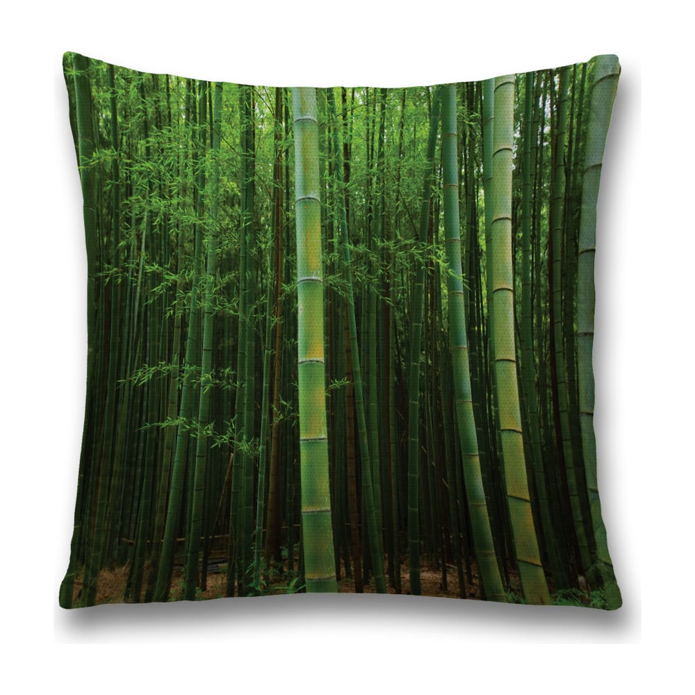 Изображение товара Декоративная наволочка JoyArty sl_13729 45х45 см из полиэстера зеленая и коричневая