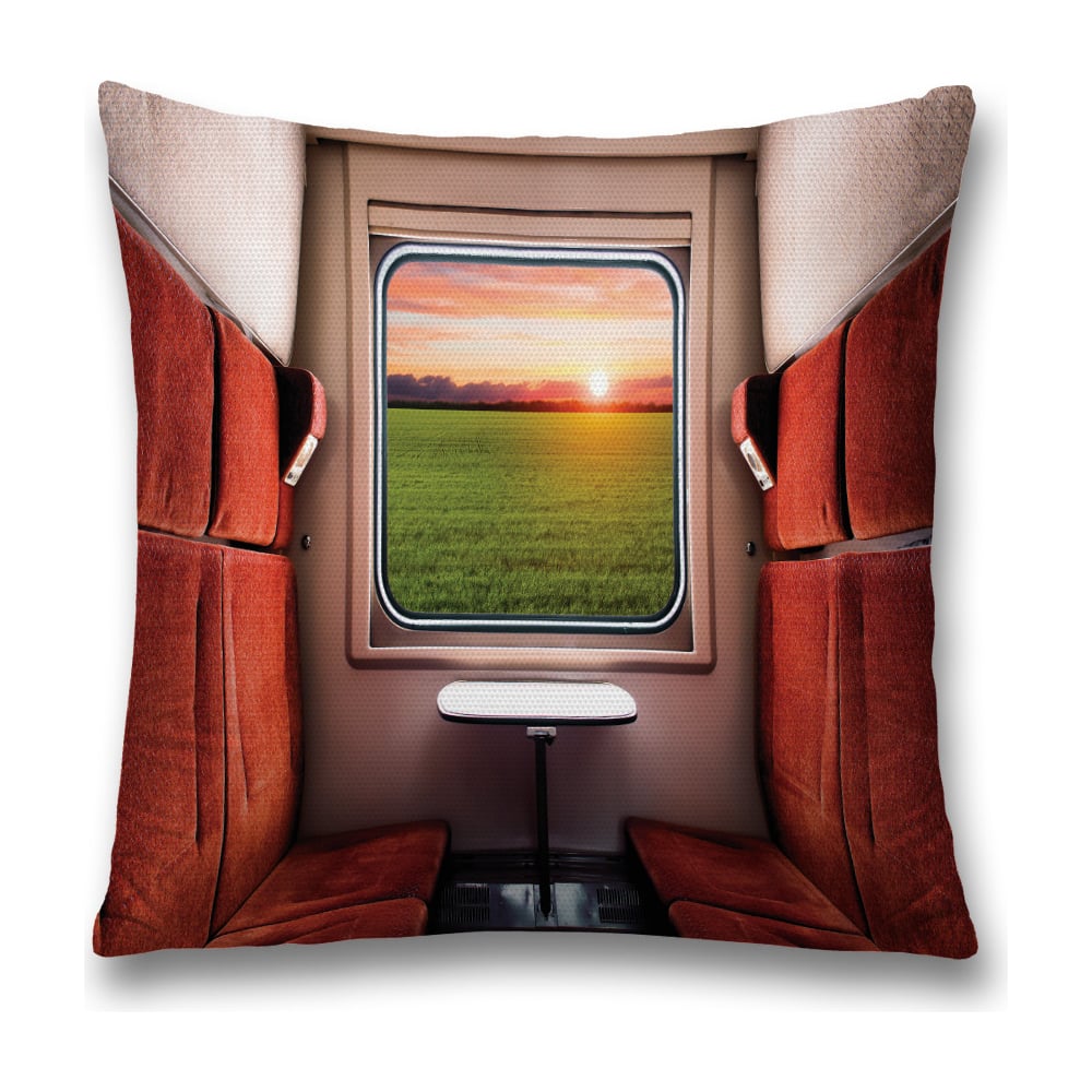 Изображение товара Декоративная наволочка JoyArty 45х45 см с молнией из полиэстера