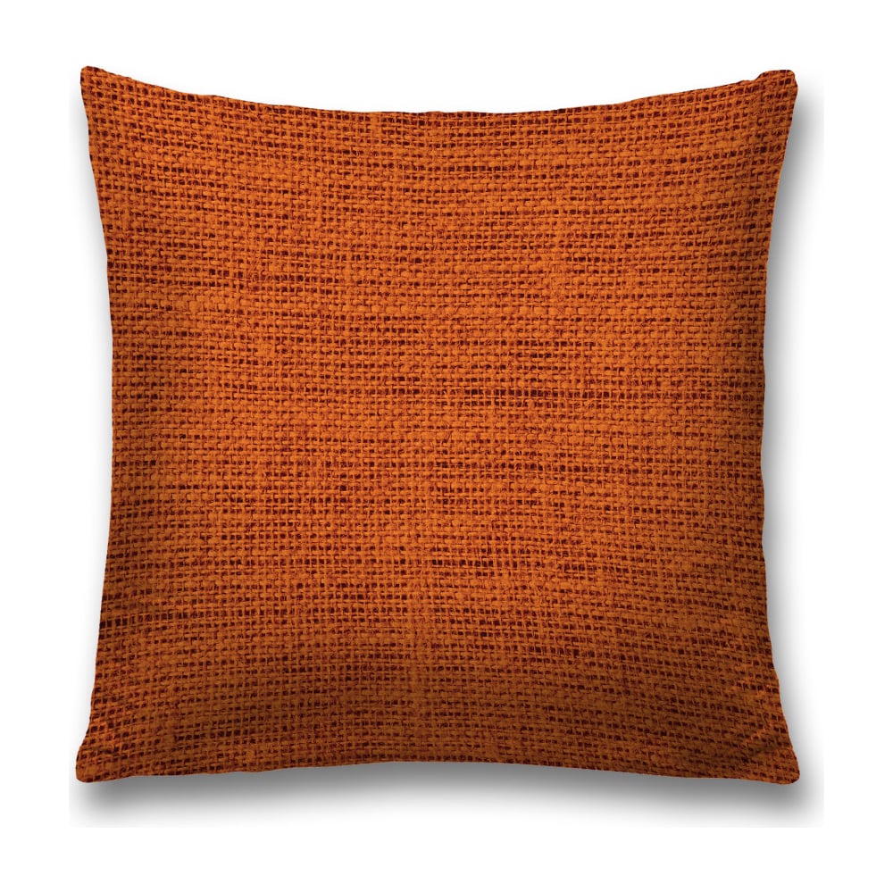 Изображение товара Декоративная наволочка JoyArty размер 45х45 см оранжевая с молнией