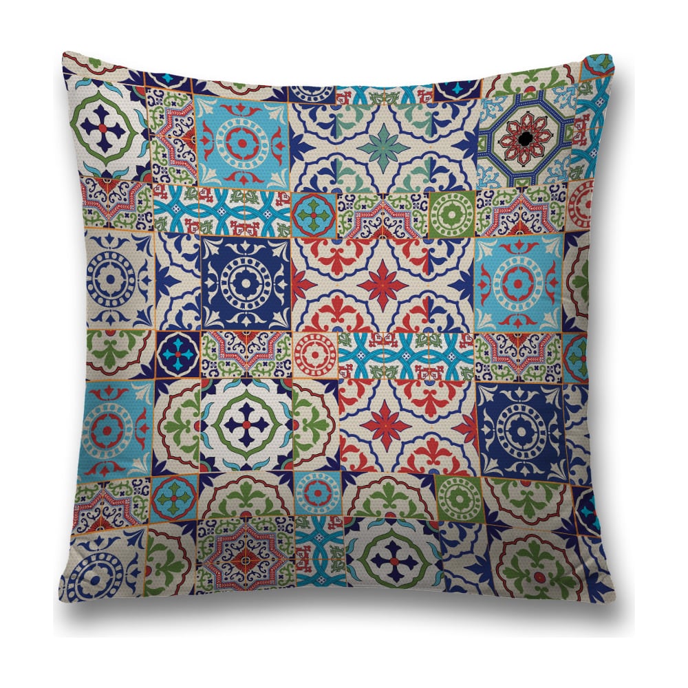 Изображение товара Декоративная наволочка JoyArty 45х45 см яркие цвета молния полиэстер