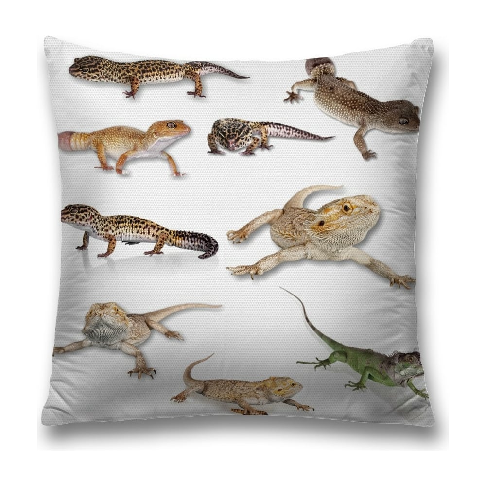 Изображение товара Декоративная наволочка JoyArty 45х45 см серый зеленый коричневый