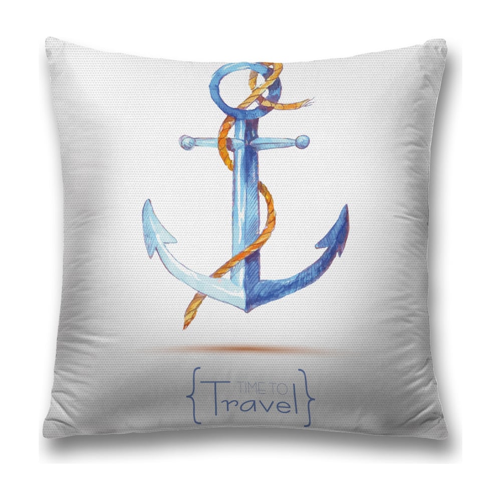 Изображение товара Декоративная наволочка JoyArty sl_15953 45х45 см полиэстер синяя оранжевая