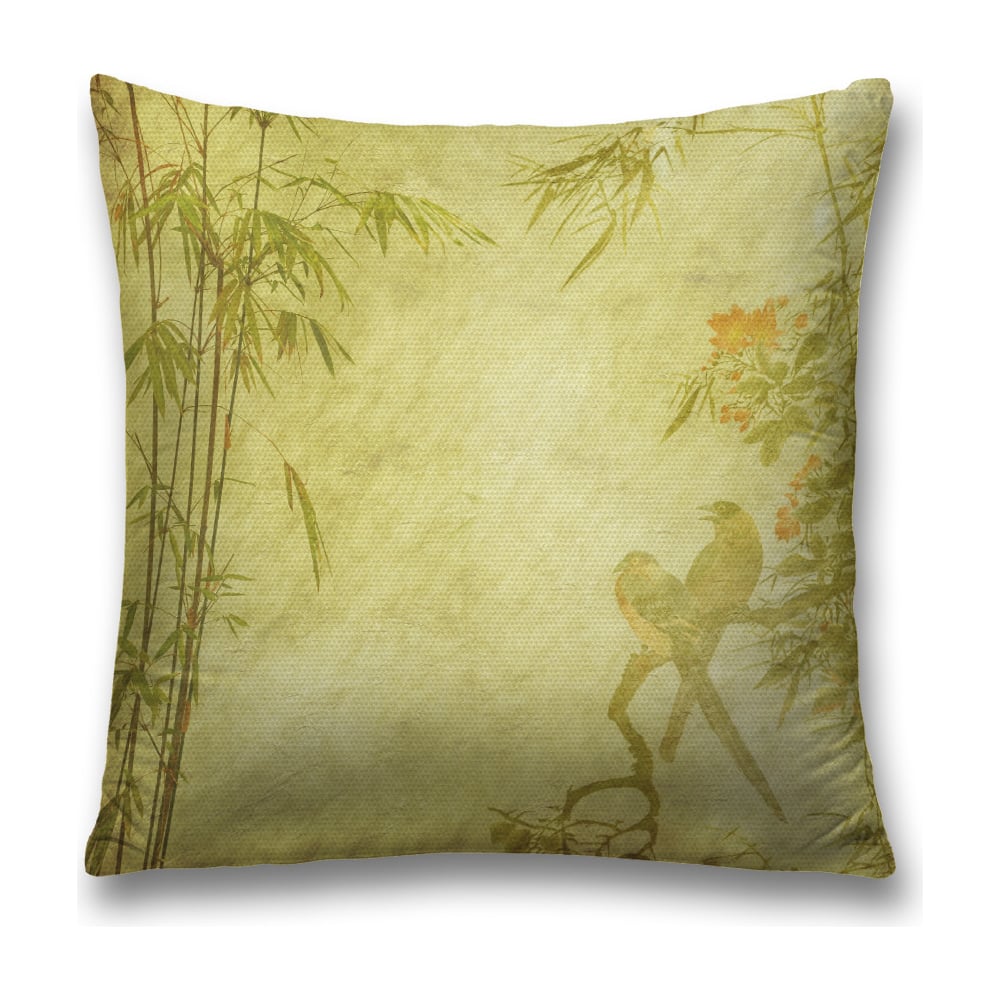 Изображение товара Декоративная наволочка JoyArty 45х45 см полиэстер зеленая коричневая