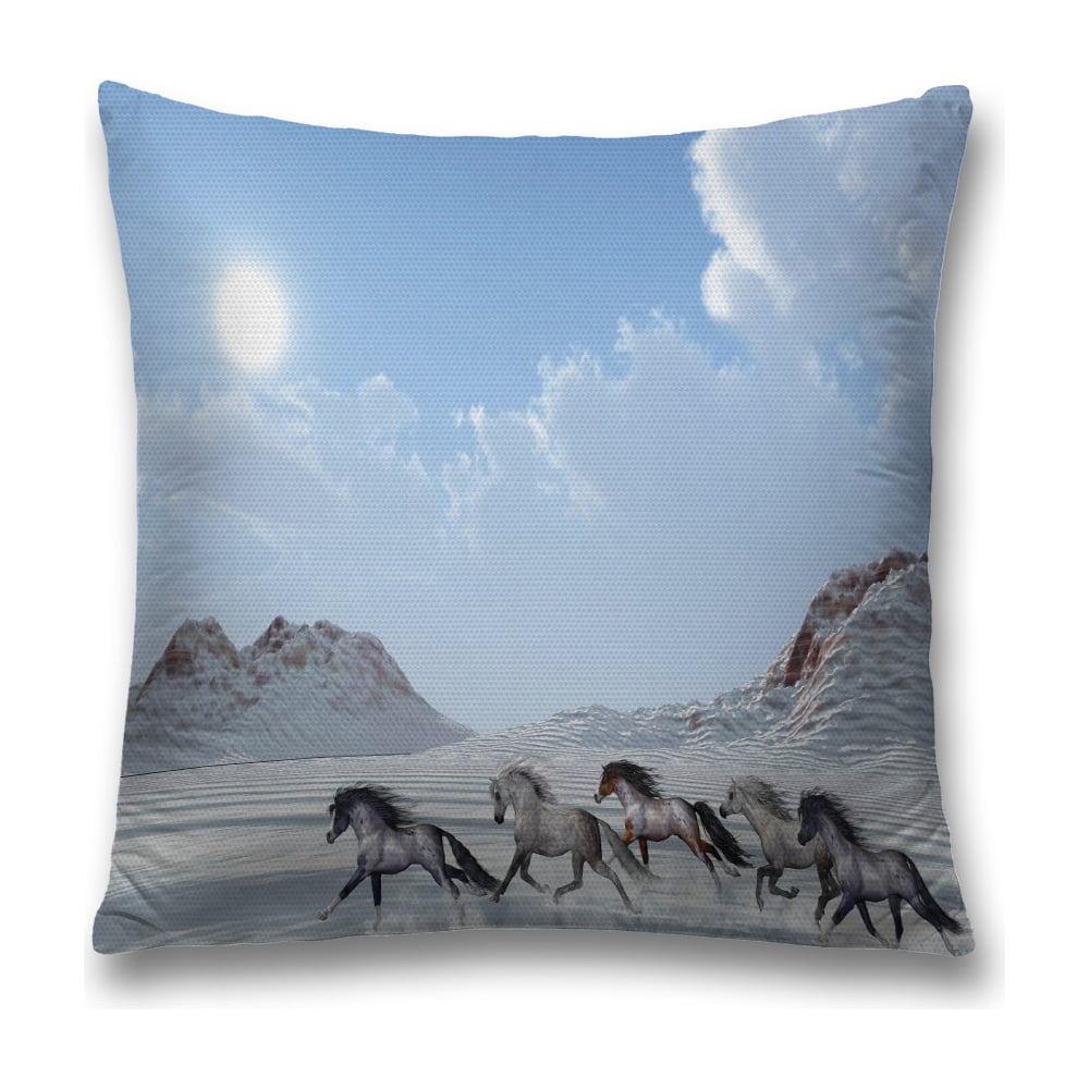 Изображение товара Декоративная наволочка JoyArty sl_16154 45x45 см голубая, серая, желтая