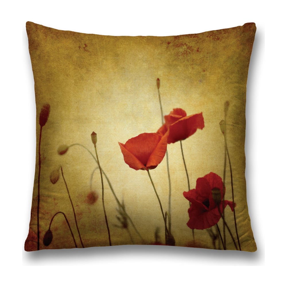 Изображение товара Декоративная наволочка JoyArty 45x45 см яркая оранжевая коричневая красная