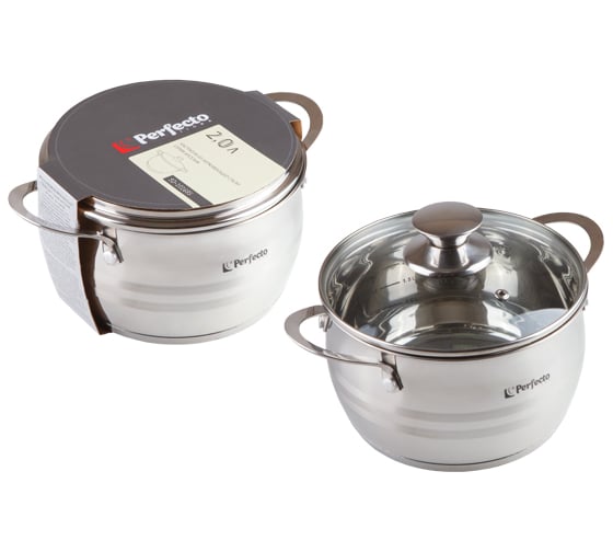 Изображение товара Кастрюля PERFECTO LINEA Arcelia из нержавеющей стали 2 л 50-101695