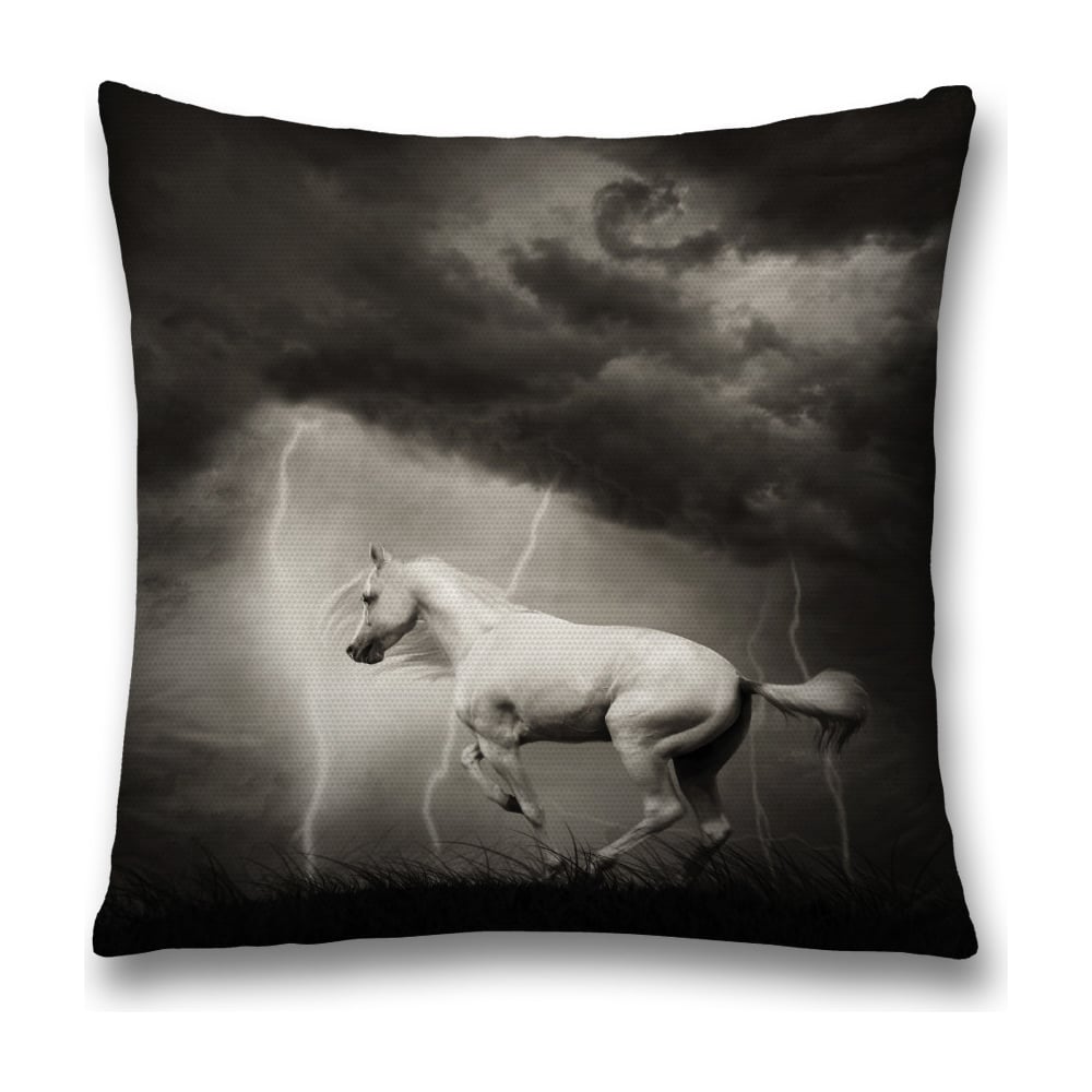 Изображение товара Декоративная наволочка JoyArty sl_16136 черная, белая, серая