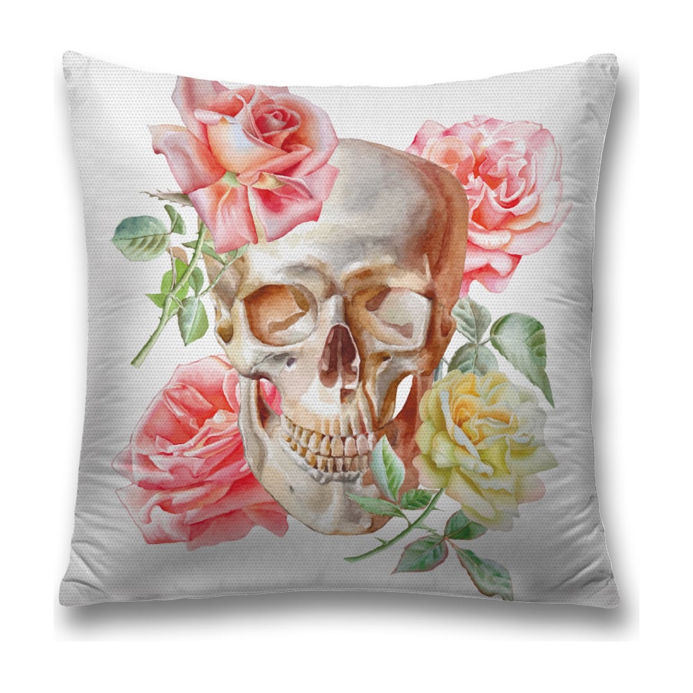 Изображение товара Декоративная наволочка JoyArty 45x45 см полиэстер розовый бежевый