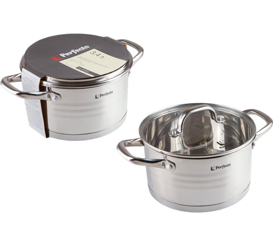 Изображение товара Кастрюля PERFECTO LINEA Milagros из нержавеющей стали 3.4 л 50-002011