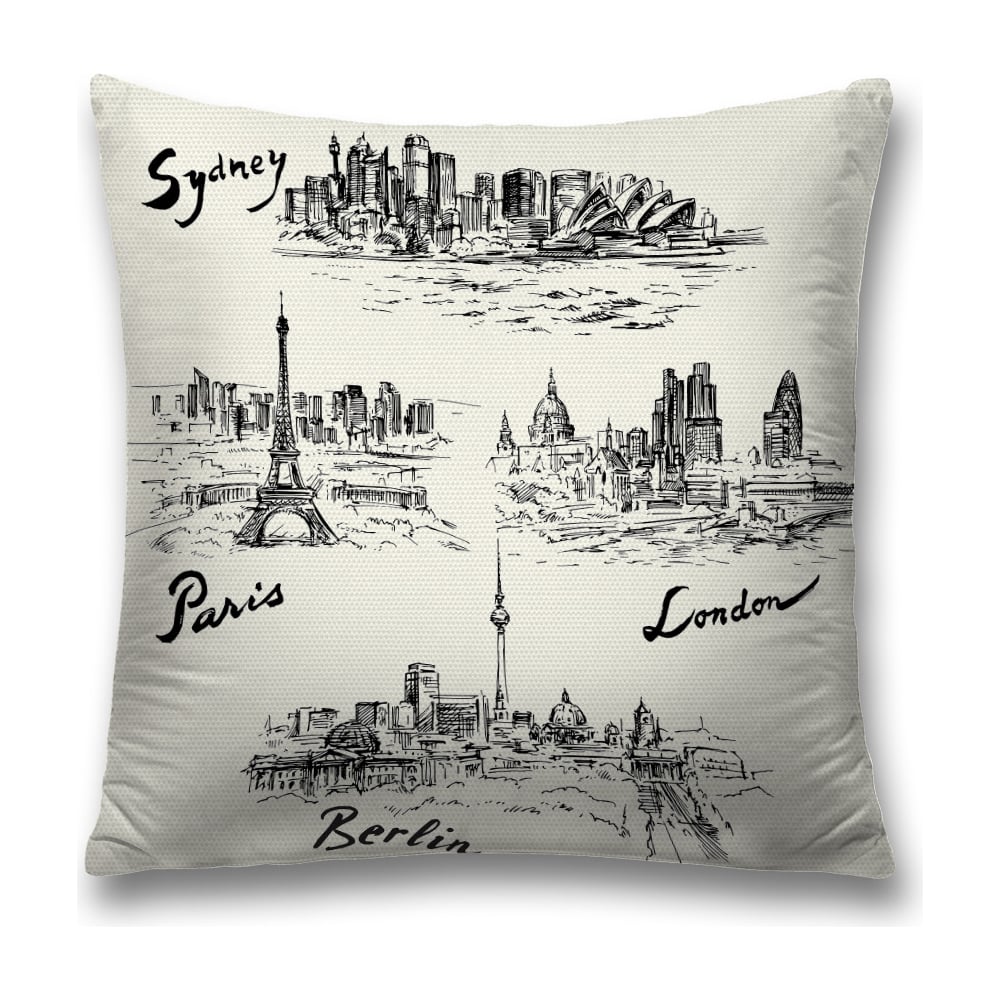 Изображение товара Декоративная наволочка JoyArty sl_17057 45х45 см черная и серая ткань Изображение товара Декоративная наволочка JoyArty sl_17057 45х45 см черная и серая ткань