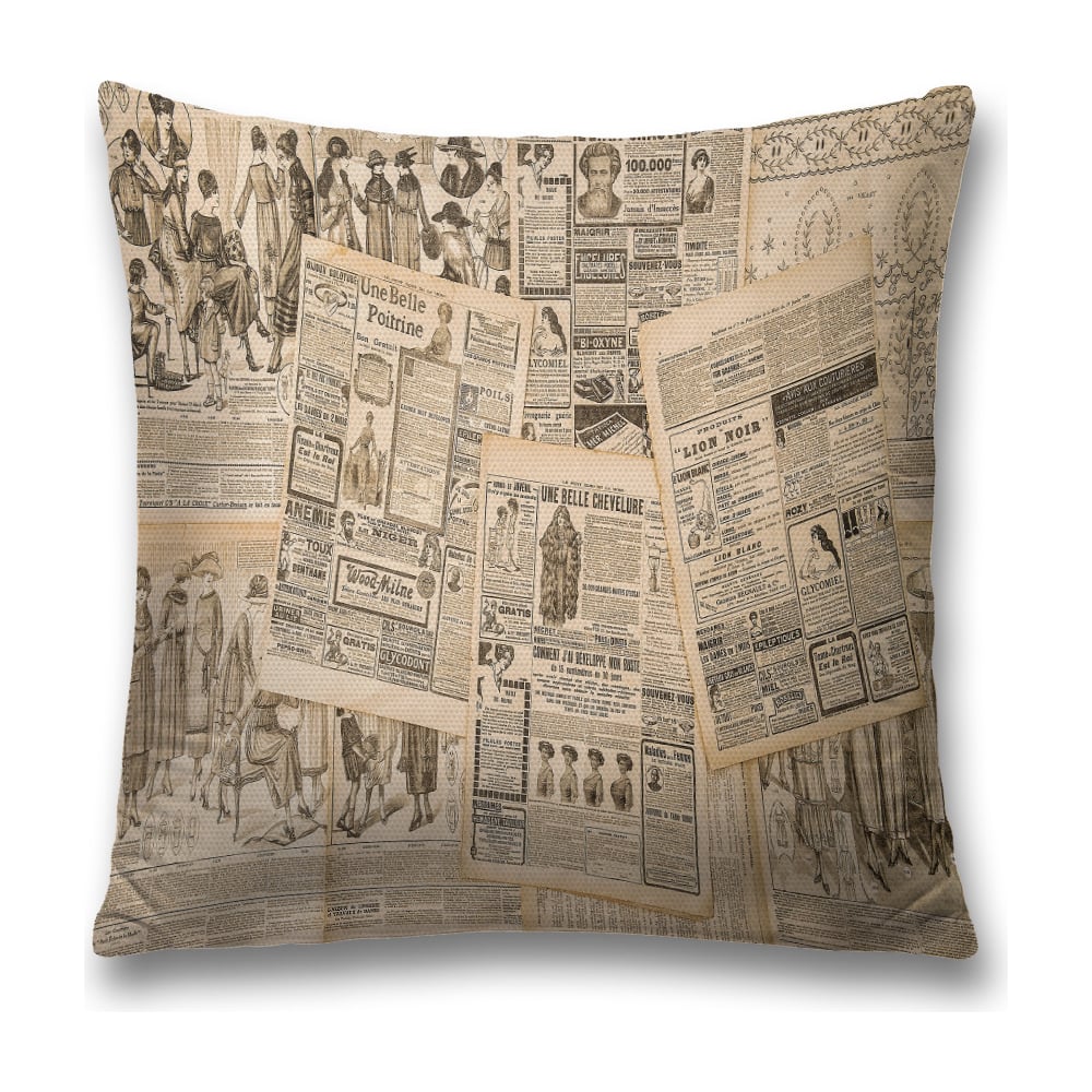 Изображение товара Декоративная наволочка JoyArty sl_15879 45х45 см полиэстер серый, черный, коричневый