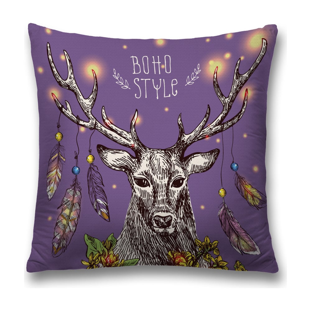 Изображение товара Декоративная наволочка JoyArty sl_17062 45х45 см розовая и желтая полиэстер