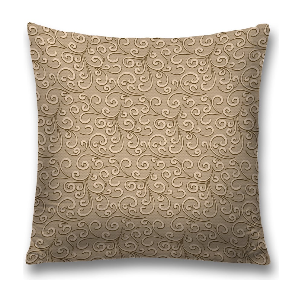 Изображение товара Декоративная наволочка JoyArty sl 13531 45х45 см из полиэстера оранжевый и серый