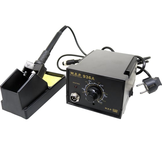 Изображение товара Антистатический паяльник W.E.P 936A 60Вт М0951873