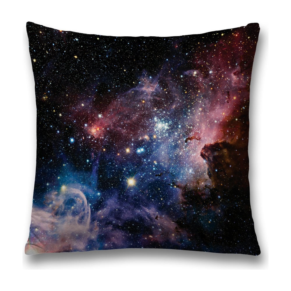 Изображение товара Декоративная наволочка JoyArty sl_13789 черная и голубая