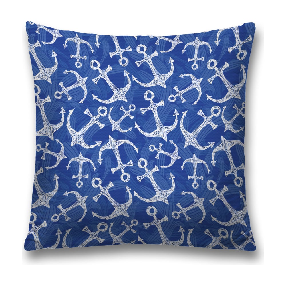 Изображение товара Декоративная наволочка JoyArty sl_15942 45х45 см синий, голубой, белый