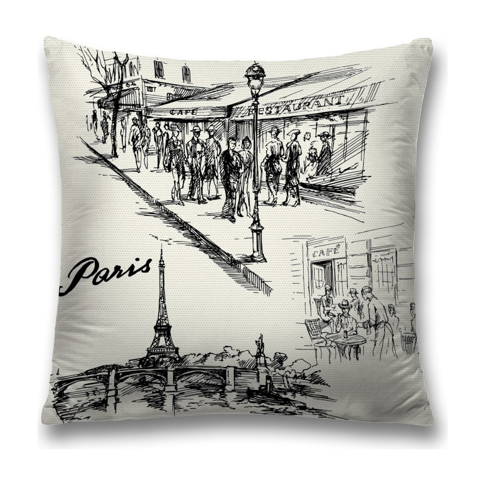 Изображение товара Декоративная наволочка JoyArty SL_16239 45x45 см полиэстер молния стильная