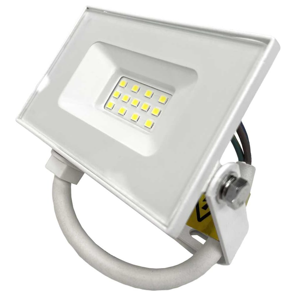 Изображение товара Светодиодный прожектор truEnergy IP65 10W 6500K 800Лм белый алюминий