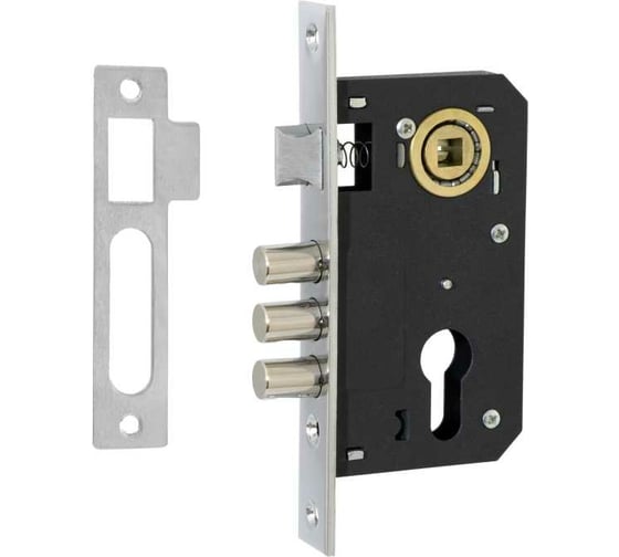 Изображение товара Врезной замок под евроцилиндр VETTORE 9011 SR-3R CP, хром 20309