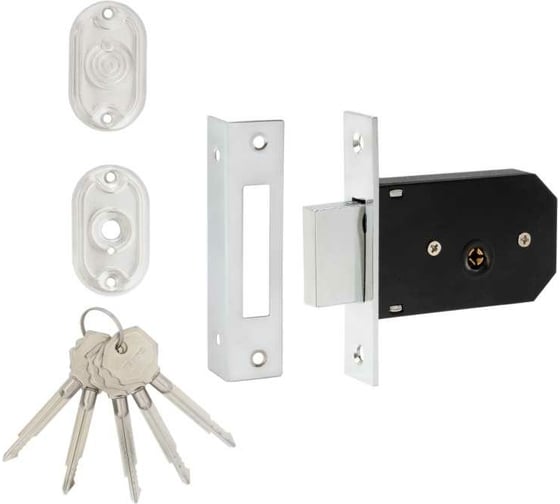 Изображение товара Врезной замок под крестовой ключ VETTORE 900 AF CP, 5 ключей, хром 20320