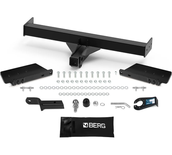 Изображение товара Фаркоп BERG для Toyota Hilux VIII 15-/JAC T6 18-/T8 Pro 23-, сборка РФ, шар E, 3500/120 кг, F.5718.001