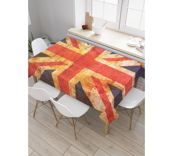Изображение товара Прямоугольная скатерть JOYARTY Британский флаг из сатена tc_3753_120x145